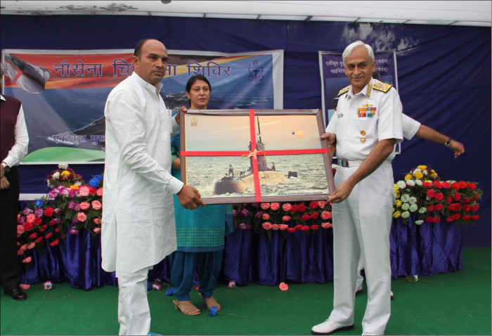 Navy Health Camp Organised At Aurangabad (Distt Palwal)  As Part Of Navy Week 2017 Celebrations