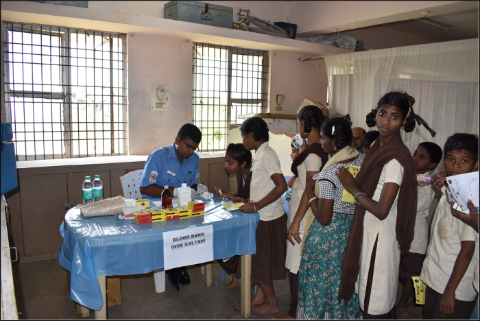 Medical Camp Organized at Atchutapuram by Indian Navy