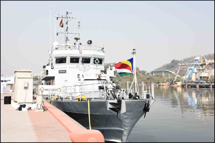 Seychelles Completion of Refit Patrol Ship Topaz 16 Feb 2017