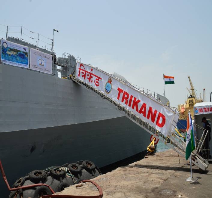 Displayed of IFR Banner By INS Trikand