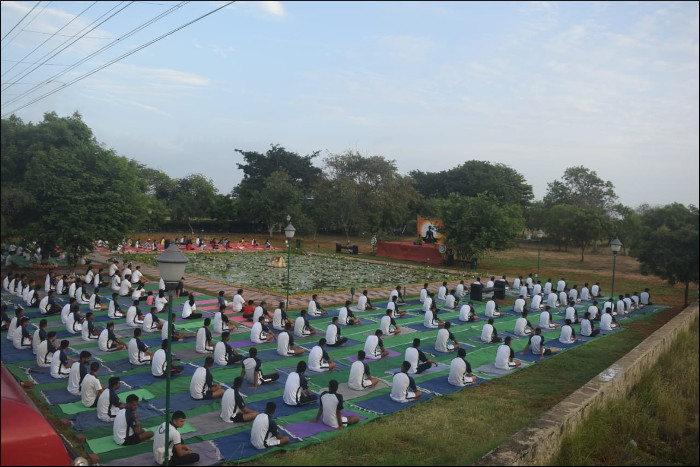 INS Kattabomman Celebrates 4th International Day of Yoga - 2018