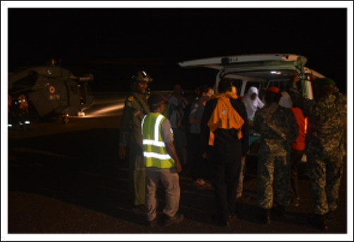 Medical Evacuation at Maldives