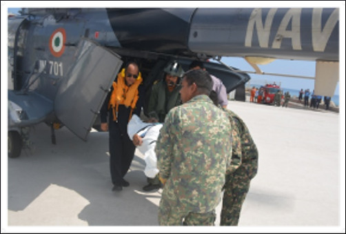 Medical Evacuation at Maldives