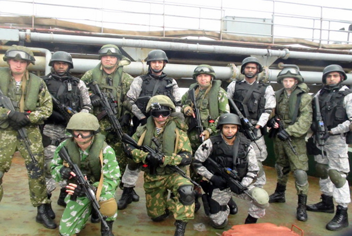 Joint Indian & Russian VBSS Team