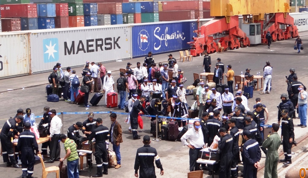 Team Tarkash conducting smooth & structured embarkation