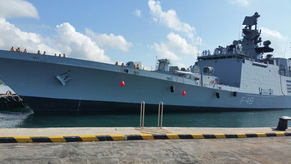 Indian Warship visits Singapore 