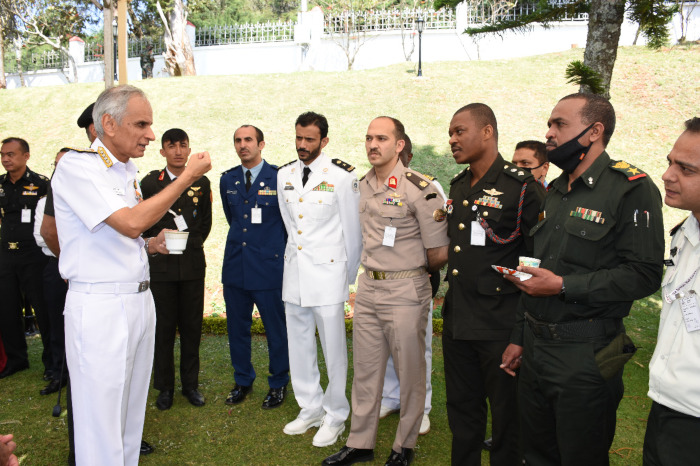 Admiral Karambir Singh, Chief of The Naval Staff Visits Defence Services Staff College, Wellington