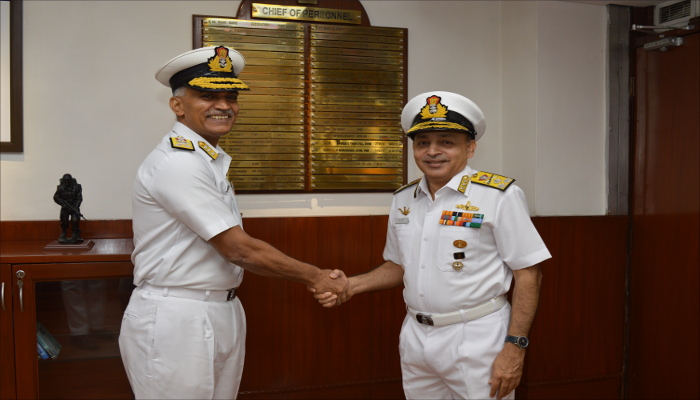 Vice Admiral R Hari Kumar, AVSM  VSM Assumes Charge as Chief of Personnel