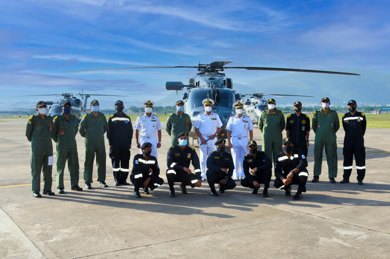 Advanced Light Helicopters Inducted at INS Dega