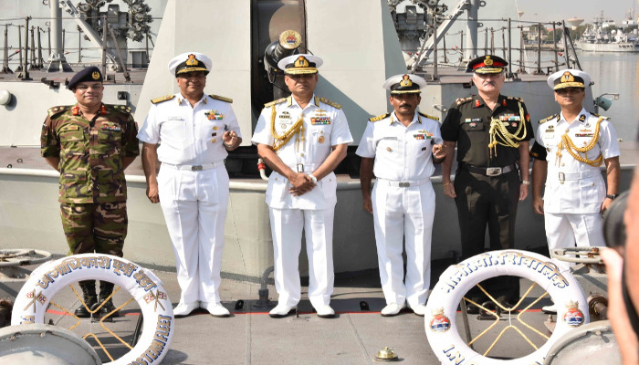 एडमिरल औरंगजेब चौधरी, नौसेनाध्यक्ष, बांग्लादेश नौसेना का ईएनसी दौरा
