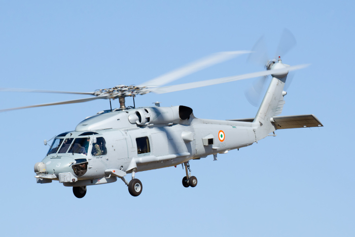 Training of First Batch of Indian Navy Aircrew - MH 60R