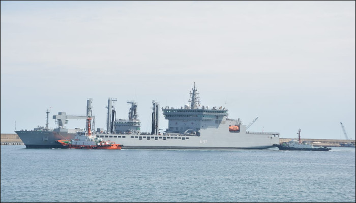 Indian Naval Ships Kolkata and Shakti at South Korea to  Participate in ADMM-PLUS 