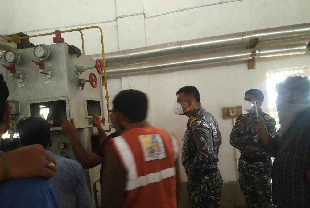 Indian Navy Team Repairs Two Major Oxygen Plants in Andhra Pradesh
