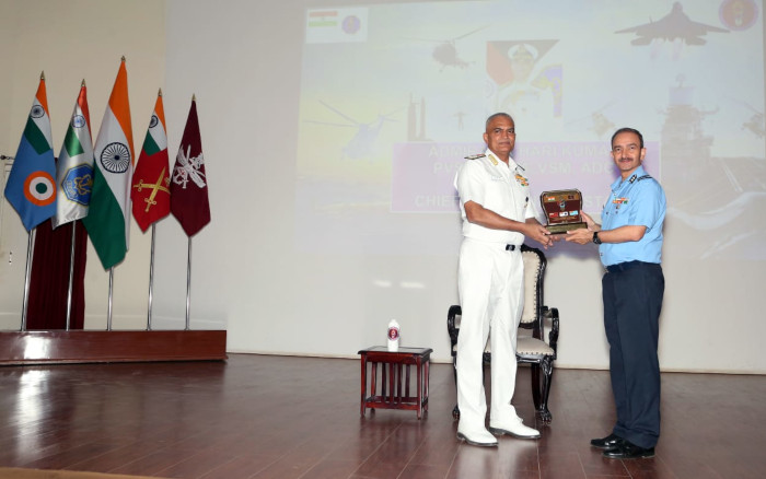 Visit of Admiral R Hari Kumar, Chief of the Naval Staff To Military Institute of Technology, Pune on 19 Feb 24