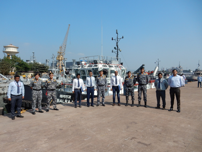 Delivery of 50Ton Bollard Pull Tug “Balraj”  to Naval Dockyard, Visakhapatnam By M/S Hindustan Shipyard Ltd