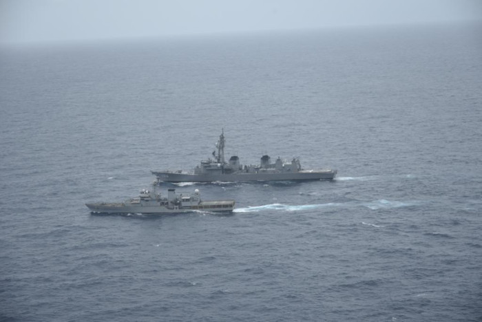 Maritime Partnership Exercise Between Indian Navy and Japan Maritime Self Defense Force in The Andaman Sea