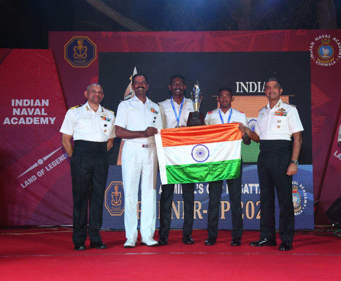 इटली ने भारतीय नौसेना अकादमी में आयोजित एडमिरल कप 2023 जीता