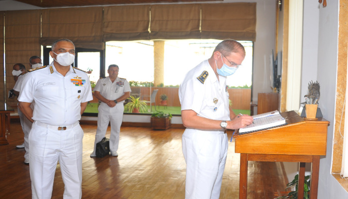 Visit of Rear Admiral Jacques Fayard, French Joint Forces Commander in the Indian Ocean (ALINDIEN) to HQWNC