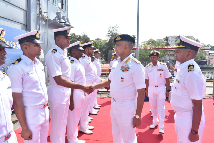 INS Sharda Awarded on The Spot Unit Citation  for Anti Piracy Operations