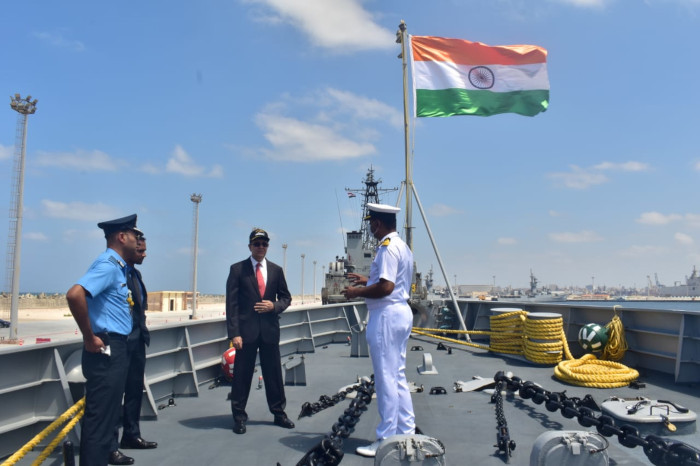 INS Tabar's visit to Alexandria