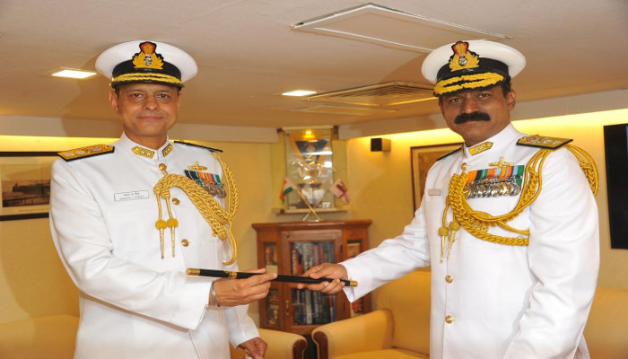 Rear Admiral Sanjay Jasjit Singh Assumes Charge as Western Fleet Commander