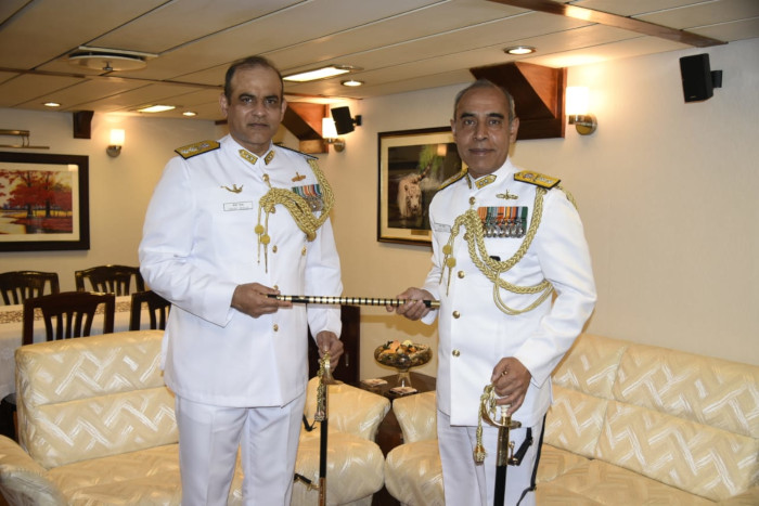 Rear Admiral Sanjay Bhalla takes over as Eastern Fleet Commander