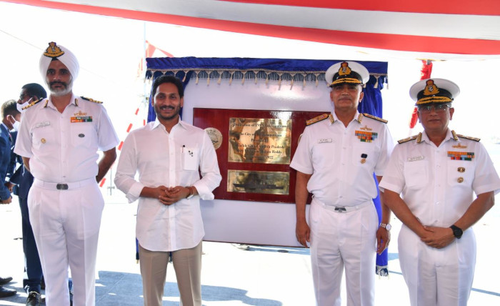 Shri Jagan Mohan Reddy, Hon'ble Chief Minister Formally Dedicates INS Visakhapatnam to the City of Destiny 