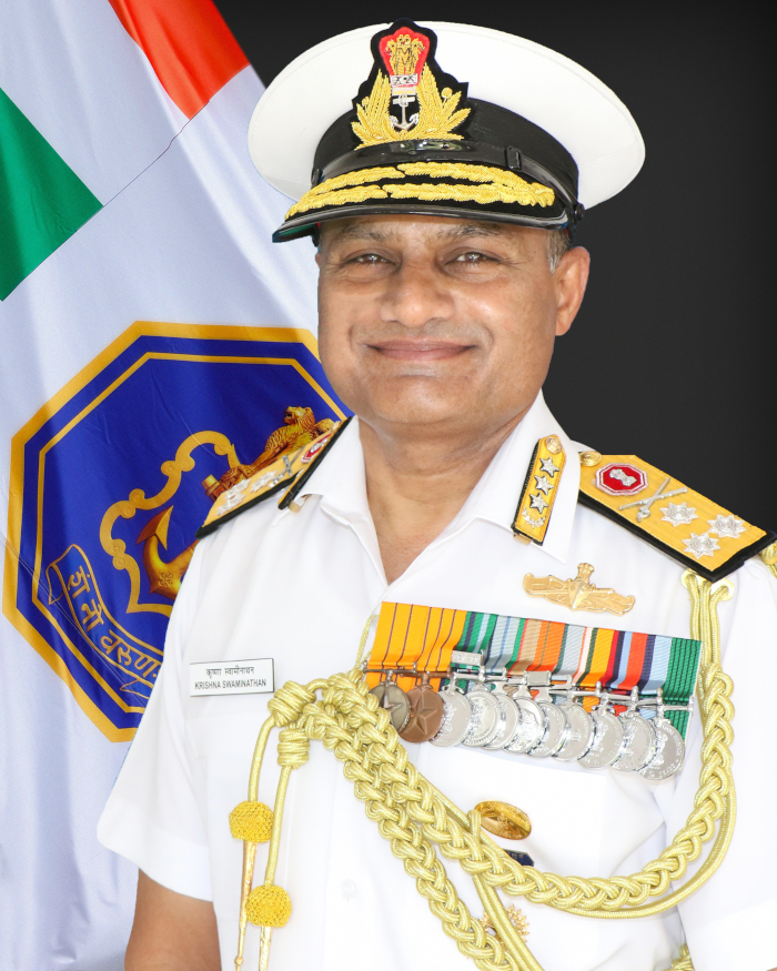 Vice Admiral Krishna Swaminathan, AVSM, VSM Assumed Charge as Vice Chief of The Naval Staff