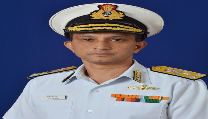 वाइस एडमिरल एस.आर. शर्मा, एवीएसएम, वीएसएम ने भारतीय नौसेना के मटेरियल अध्यक्ष के तौर पर कार्यभार सँभाला