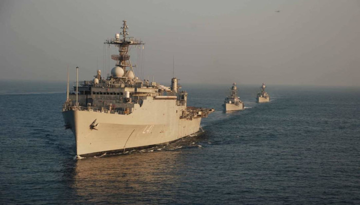 Seven Indian Navy Ships Deployed for Op Samudra Setu II