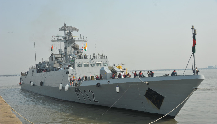 Bangladesh Navy Ship Prottoy Visits Mumbai