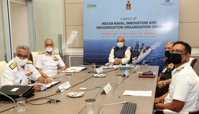 Hon’ble Raksha Mantri Shri Rajnath Singh Launches Naval Innovation and Indigenisation Organisation