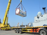 Operation Samudra Setu II - INS Tarkash Brings Medical Oxygen Consignment from Qatar
