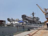 Indian Naval Ships Airavat, Kolkata and Trikand Reach India with Liquid Medical Oxygen and Critical Medical from Singapore, Kuwait and Qatar