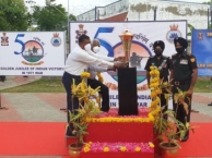 Veterans Pay Homage to Victory Flame at Tirunelveli - July 2021