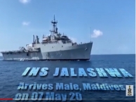 INS Jalashwa at Male, Maldives
