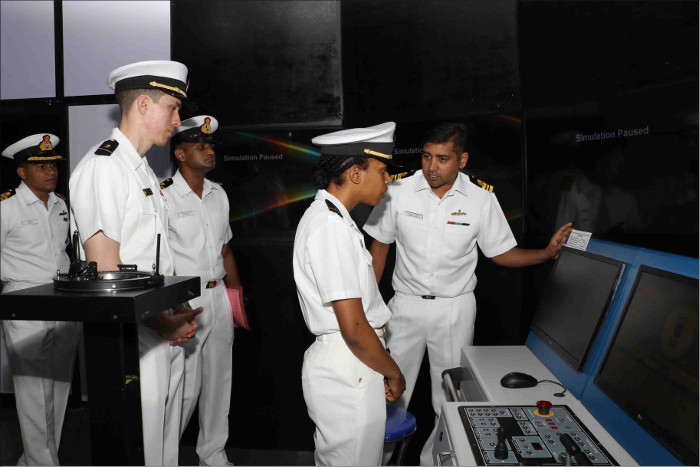 United States of America Naval Midshipmen Visits Indian Naval Academy