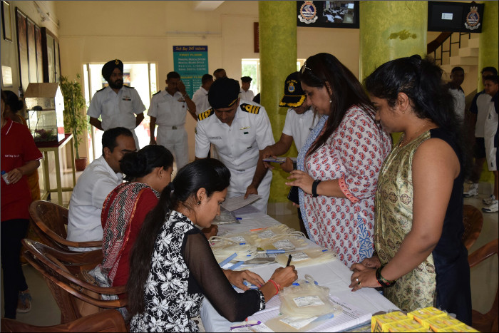 Blood Donation Camp Conducted at INS Valsura