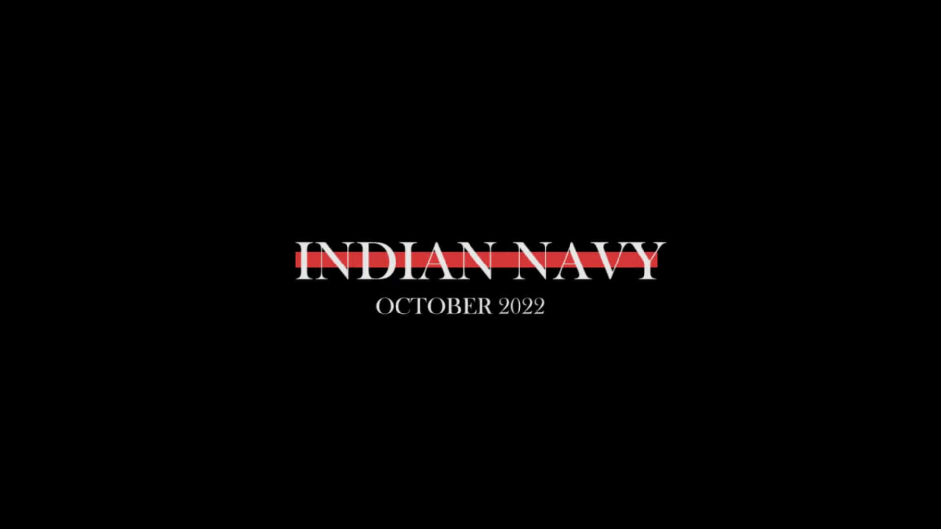 Indian Navy Update October - 2022