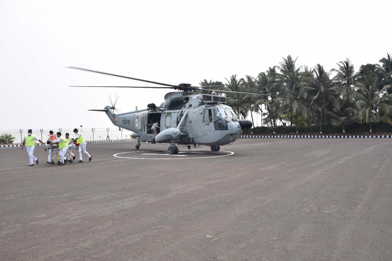 Western Naval Command Conducts offshore Security Exercise Prasthan