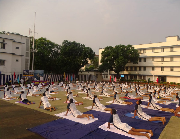 INS Netaji Subhash Celebrates 4th International Day of Yoga - 2018